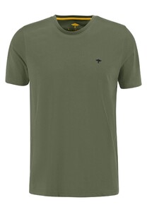 Fynch-Hatton O-Neck Uni Cotton Jersey T-Shirt Dusty Olive