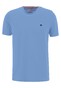Fynch-Hatton O-Neck Uni Cotton Jersey T-Shirt Light Sky