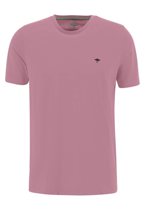 Fynch-Hatton O-Neck Uni Cotton Jersey T-Shirt Lila
