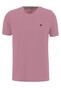Fynch-Hatton O-Neck Uni Cotton Jersey T-Shirt Lila