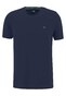 Fynch-Hatton O-Neck Uni Cotton Jersey T-Shirt Navy Melange
