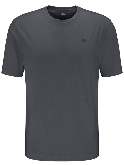 Fynch-Hatton O-Neck Uni Cotton T-Shirt Asphalt
