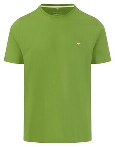 Fynch-Hatton O-Neck Uni Cotton T-Shirt Leaf Green