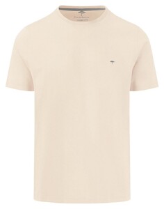 Fynch-Hatton O-Neck Uni Cotton T-Shirt Off White