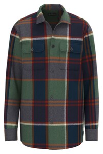 Fynch-Hatton Overshirt Uni Color Flame