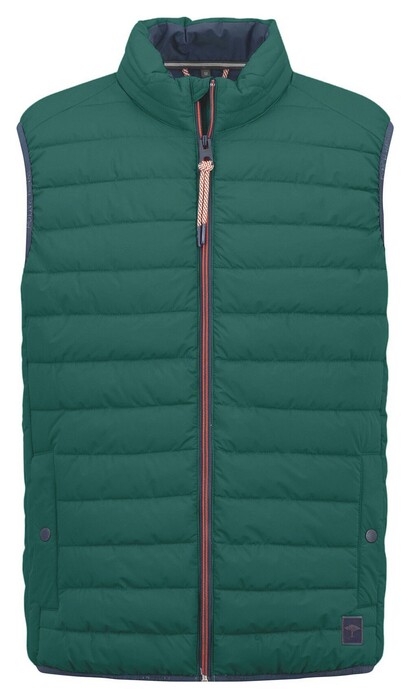 Fynch-Hatton Padded Lightweight Uni Color Body-Warmer Dark Emerald