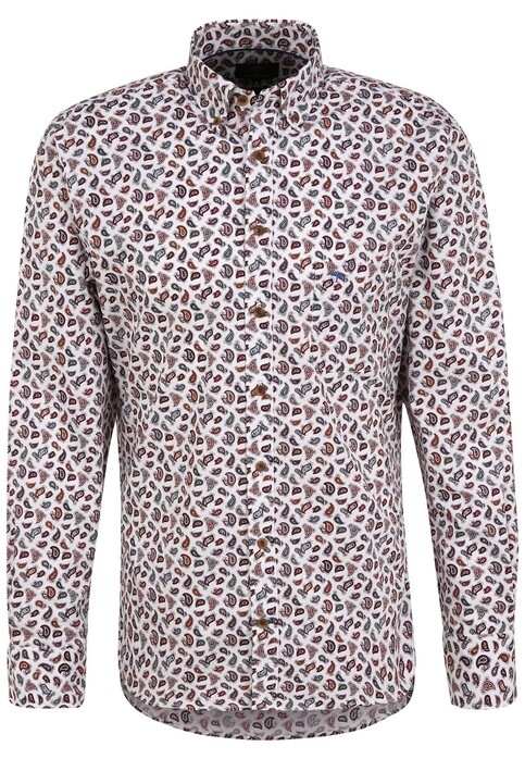 Fynch-Hatton Paisley Button Down Overhemd Multicolor