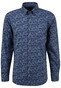 Fynch-Hatton Paisley Flannel Button Down Shirt Blue