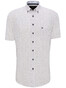 Fynch-Hatton Palmtree Cotton Linen Shirt White