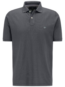Fynch-Hatton Polo Uni Cotton Poloshirt Asphalt