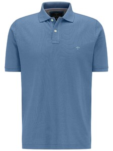 Fynch-Hatton Polo Uni Cotton Poloshirt Pacific