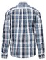 Fynch-Hatton Poplin Check Button Down Overhemd Navy