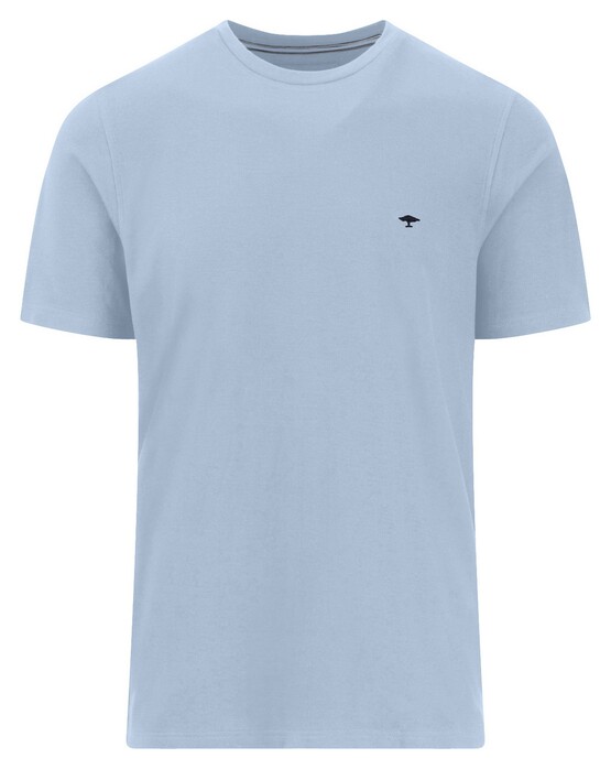 Fynch-Hatton Premium Cotton O-Neck Uni Color T-Shirt Summer Breeze