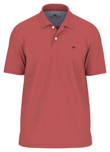 Fynch-Hatton Premium Cotton Solid Color Poloshirt Terracotta