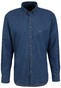 Fynch-Hatton Premium Denim Button Down Overhemd Blauw