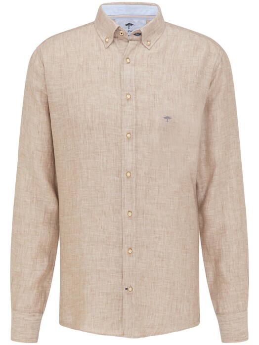 Fynch-Hatton Premium Modern Soft Linen Shirt Nature