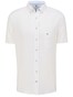 Fynch-Hatton Premium Soft Linen Short Sleeve Shirt White