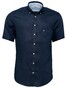 Fynch-Hatton Premium Uni Linen Button Down Shirt Solid Navy