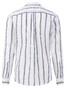 Fynch-Hatton Pure Linen Triple Stripes Shirt White