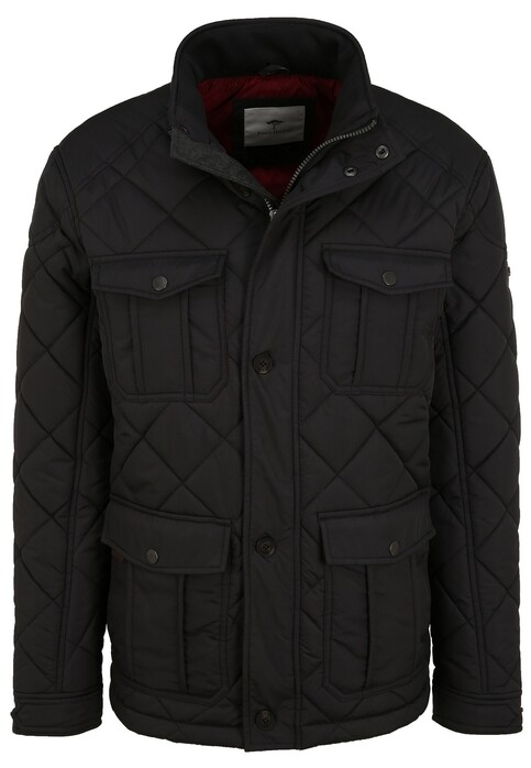 Fynch-Hatton Quilted Fieldjacket Jack Charcoal