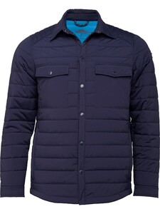 Fynch-Hatton Quilted Overshirt Jacket Jack Navy