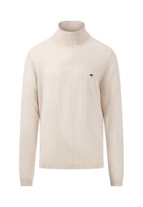 Fynch-Hatton Rollneck Cashmere Mix Pullover Off White
