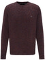 Fynch-Hatton Round Neck Lambswool Polyamide Pullover Electric