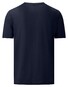 Fynch-Hatton Round Neck Large Logo Cotton T-Shirt Navy