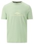 Fynch-Hatton Round Neck Large Logo Cotton T-Shirt Soft Groen