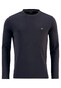 Fynch-Hatton Roundneck Interlock T-Shirt Navy