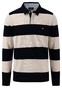 Fynch-Hatton Rugby Knit Stripes Pullover Navy