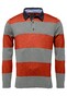Fynch-Hatton Rugby Knit Stripes Pullover Pumpkin