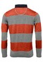 Fynch-Hatton Rugby Knit Stripes Pullover Pumpkin