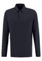 Fynch-Hatton Rugby Solid Polo Collar Pullover Navy