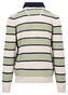 Fynch-Hatton Rugby Striped Superfine Cotton Pullover Light Khaki