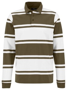 Fynch-Hatton Rugby Stripes Pullover Deep Forest