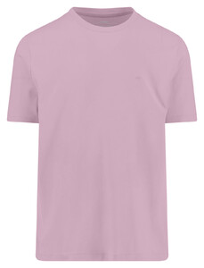 Fynch-Hatton Sanforized Cotton Crew Neck T-Shirt Magnolia