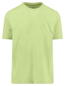Fynch-Hatton Sanforized Cotton Crew Neck T-Shirt Pear