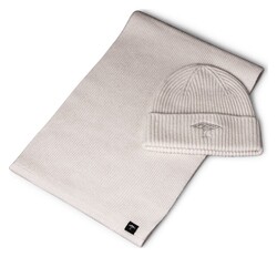 Fynch-Hatton Scarf Beanie Set Sjaal Winter White