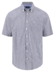 Fynch-Hatton Seasonal Multi Combi Check Overhemd Magnolia