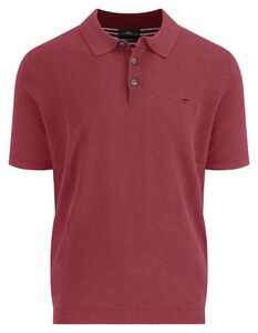 Fynch-Hatton Short Sleeve Air Cotton Polo Berry