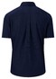 Fynch-Hatton Short Sleeve Fine Texture Uni Overhemd Navy
