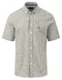 Fynch-Hatton Short Sleeve Vichy Check Shirt Dusty Olive