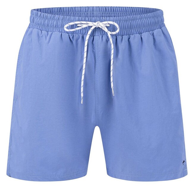 Fynch-Hatton Shorts Solid Color Drawstring Swim Short Crystal Blue