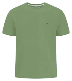 Fynch-Hatton Single Jersey Crew Neck T-Shirt Avocado