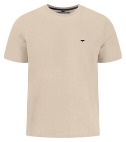 Fynch-Hatton Single Jersey Crew Neck T-Shirt Cement