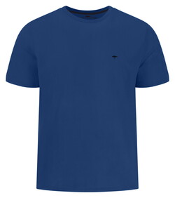 Fynch-Hatton Single Jersey Crew Neck T-Shirt Harbor Blue