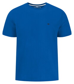 Fynch-Hatton Single Jersey Crew Neck T-Shirt Strong Blue