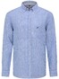 Fynch-Hatton Soft Linen Classics Fine Stripe Shirt Blue