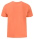 Fynch-Hatton Solid Color Crew Neck Subtle Logo T-Shirt Sunny Orange